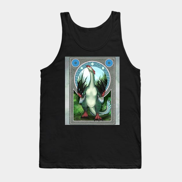 Therizinosaurus Nouveau Tank Top by Radiantglyph